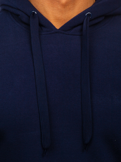 Тъмносиньо мъжко кенгуру суичър Bolf MB001