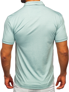 Мъжка ментова риза с къс ръкав Bolf 2005