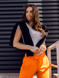 Оранжево дамско спортно долнище Bolf CK-01B