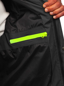 Графитово мъжко зимно яке Bolf 5M3136