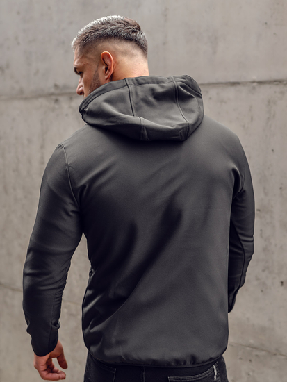 Черно-червено мъжко яке softshell Bolf HH023A