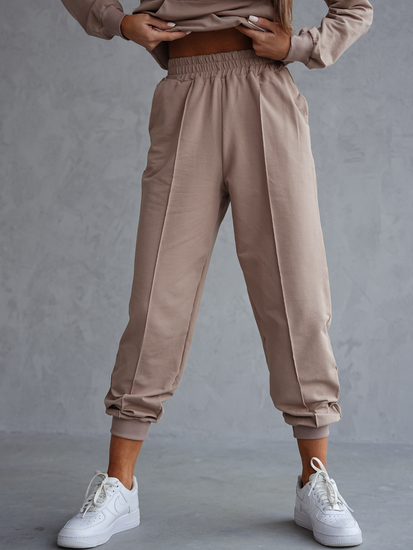 Дамски двуцветен спортен комплект капучино Bolf 82162