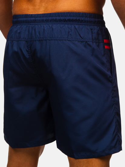 Тъмносини мъжки бански шорти Bolf QD32