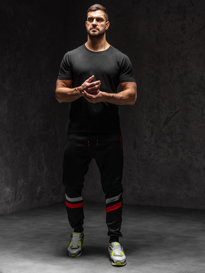 Черно мъжки спортно долнище Bolf K10015A1