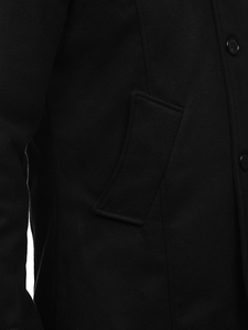 Мъжко палто черно Bolf 8857