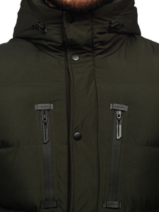 Каки капитонирано мъжко яке зимно Bolf 5M771