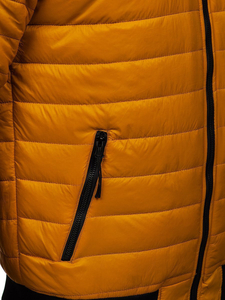 Камел преходно мъжко капитонирано яке бомбър Bolf MY-02A