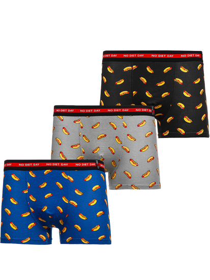 Многоцветни мъжки боксерки Bolf 1BE744-3P 3 PACK