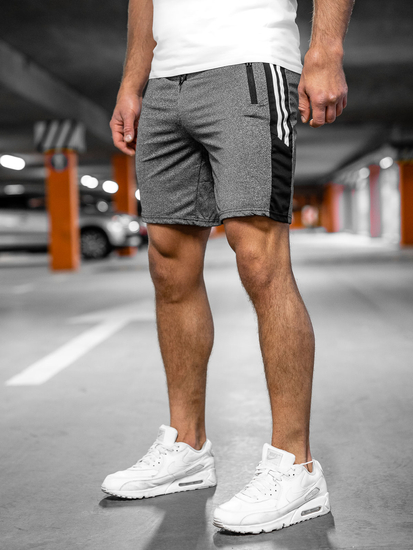 Графитови мъжки спортни къси панталони Bolf 68006A
