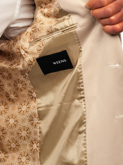 Бежово мъжко елегантно яке Bolf 022