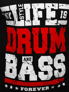 Черен мъжки потник  tank top с принт Bolf 14832