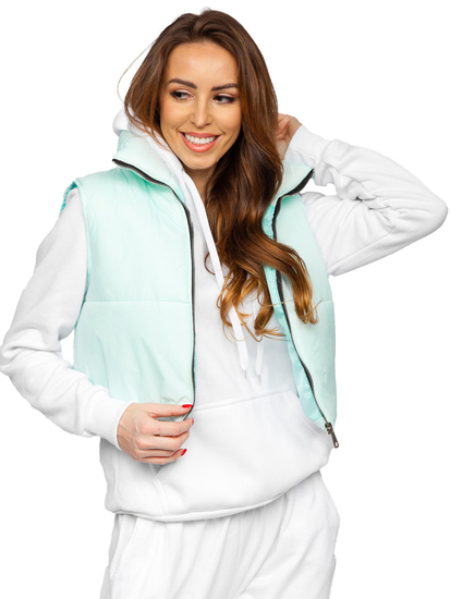 Ментов къс капитониран дамски елек Bolf 82330