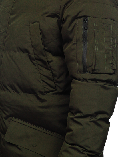 Каки капитонирана мъжка зимна парка Bolf 5M790