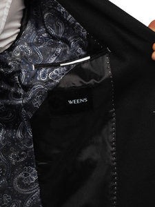 Елегантно мъжко черно яке Bolf 05