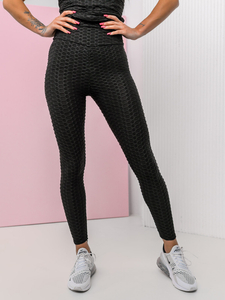 Черен дамски спортен комплект от две части Bolf YW88037