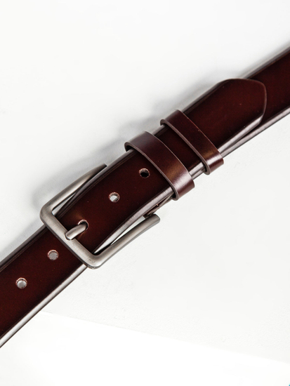 Мъжки кафяв кожен колан Bolf 831-3