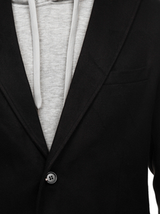 Мъжко зимно палто черно Bolf 1047C