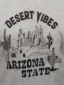 Мъжка сива памучна тениска с щампа Bolf MPO3483