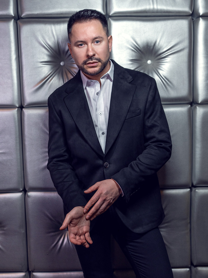 Мъжко кадифено черно яке Bolf 24410