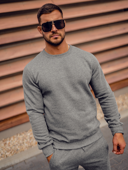 Aнтрацитен мъжки анцуг Bolf 10380A