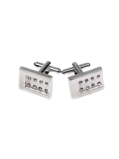 Бутонели, копчета за ръкавели сребрист цвят Bolf S031