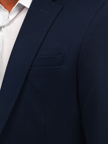 Мъжко елегантно тъмносиньо яке Bolf 1652A