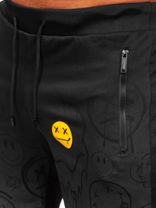 Черни мъжки къси спортни панталони Bolf HS7197