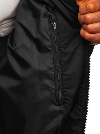 Мъжко преходно яке черно Bolf K01