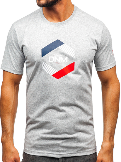 Червена мъжка раирана риза с дълъг ръкав Bolf 22731