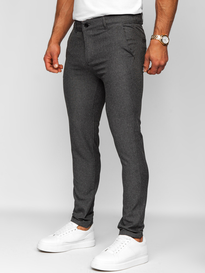 Графитен мъжки чино панталон Bolf 0041