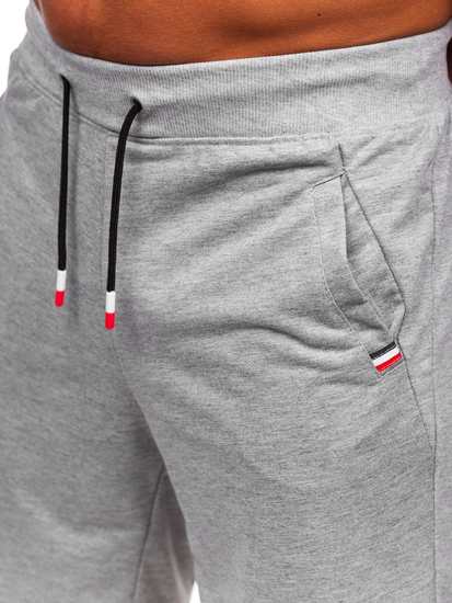 Сиви мъжки къси панталони Bolf 8K1502