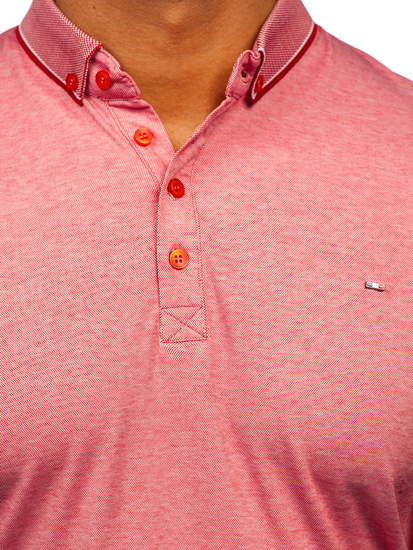 Червена мъжка поло тениска Bolf 2006