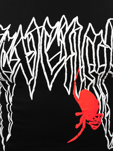 Черна мъжка тениска с принт Bolf MT3026