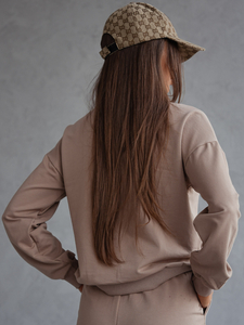 Дамски двуцветен спортен комплект капучино Bolf 82162