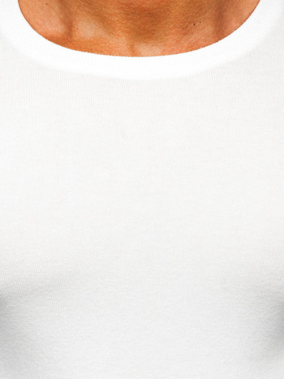 Бял мъжки пуловер Bolf MMB602