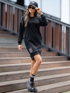 Дамска спортна рокля черна Bolf 524