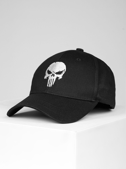 Черна шапка с козирка Bolf CZ125