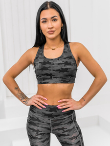 Черен дамски спортен комплект от две части moro Bolf XL016