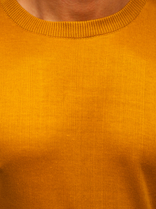 Мъжки пуловер цвят камел Bolf GFC01