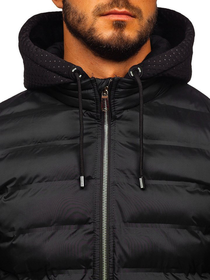 Мъжко преходно яке черно Bolf 5332