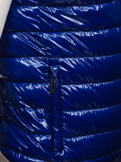 Син мъжки капитониран елек Bolf R0109A