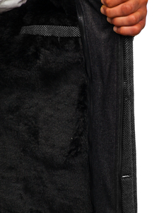 Мъжко зимно палто сиво Bolf 88805