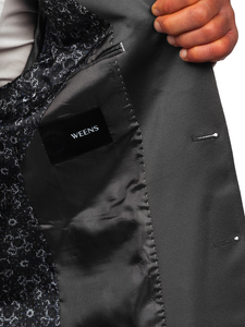 Сиво мъжко елегантно яке Bolf 022