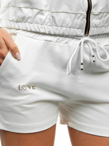 Бял дамски спортен комплект Bolf 2062