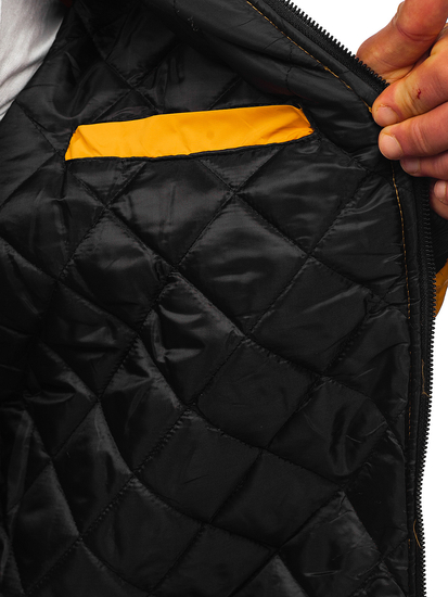 Мъжко преходно яке тип бомбър камел Bolf AK95