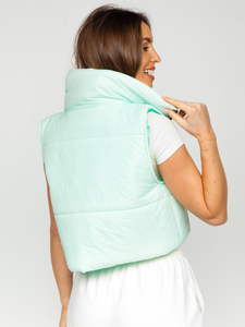 Ментов къс капитониран дамски елек Bolf 82330