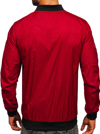 Мъжко преходно яке бомбър бордо Bolf 5M708