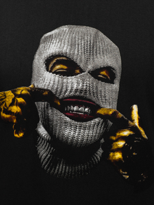 Черна мъжка тениска с принт Bolf 14261726