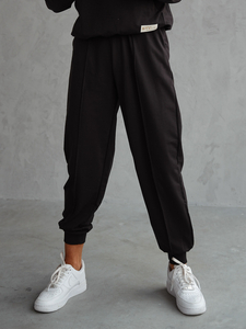 Дамски двуцветен спортен комплект черен Bolf 82162