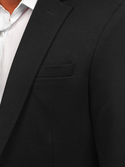 Елегантно мъжко черно яке Bolf 1652A